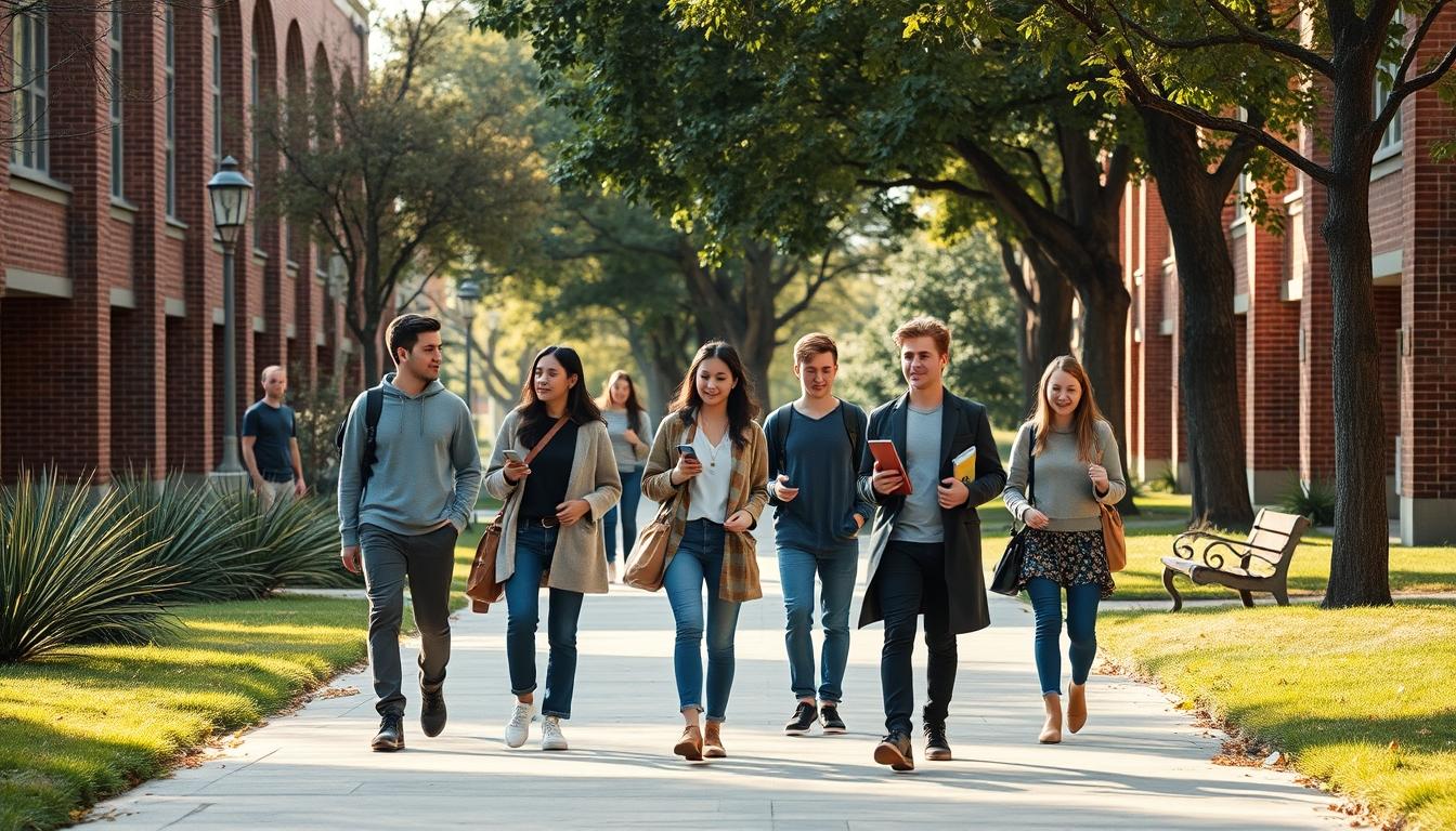 Student preparing for exams with study materials